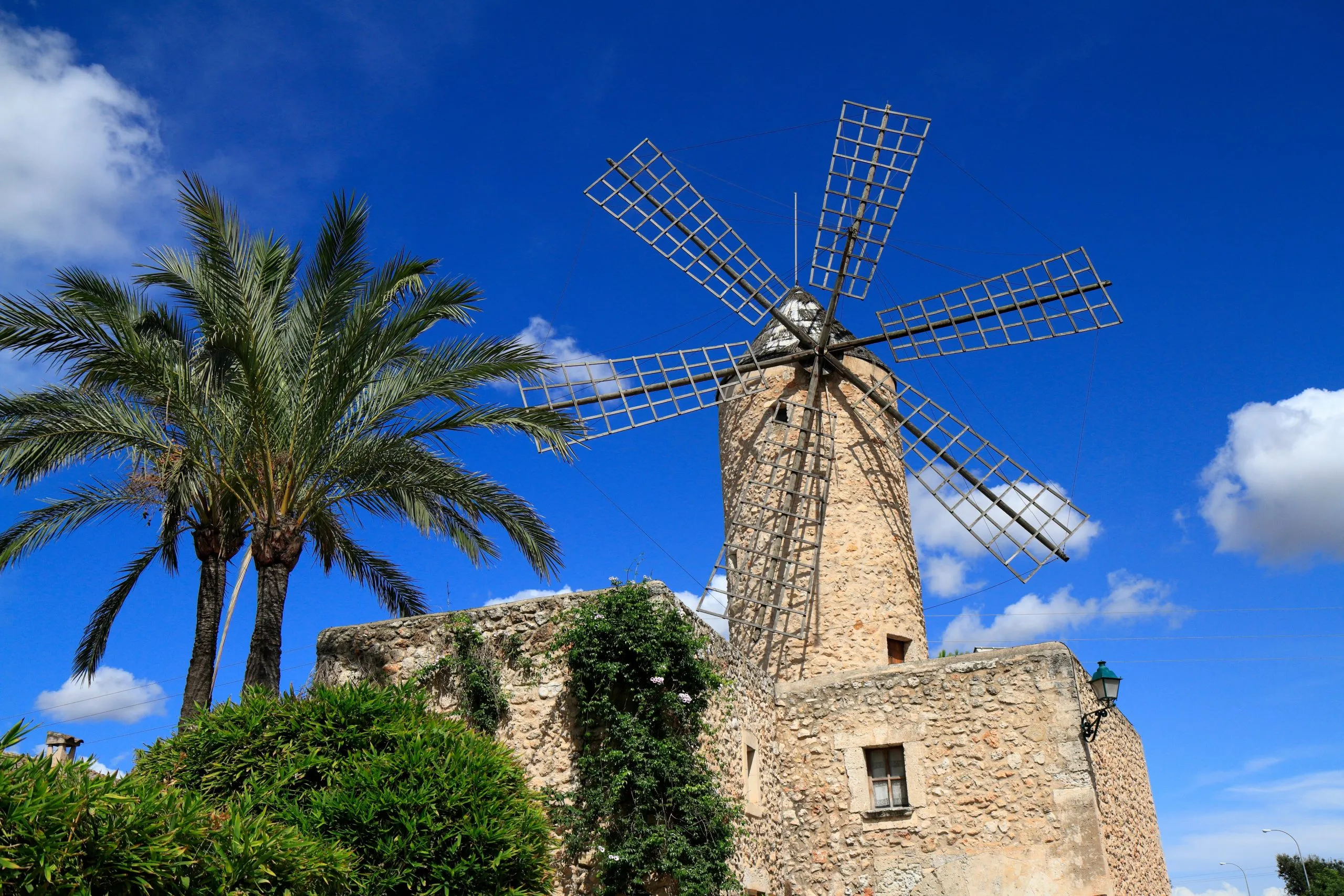 Old windmill in Sineu, Mallorca, Spain