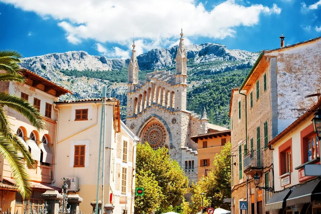 Udsigt over Soller på Mallorca